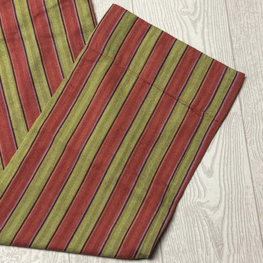 NWT Free People Women’s Striped Wide Leg Pants Tie Waist Boho Olive Rust